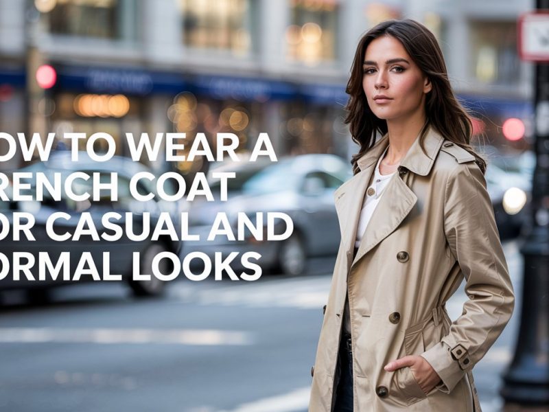 How to Wear a Trench Coat for Casual and Formal Looks
