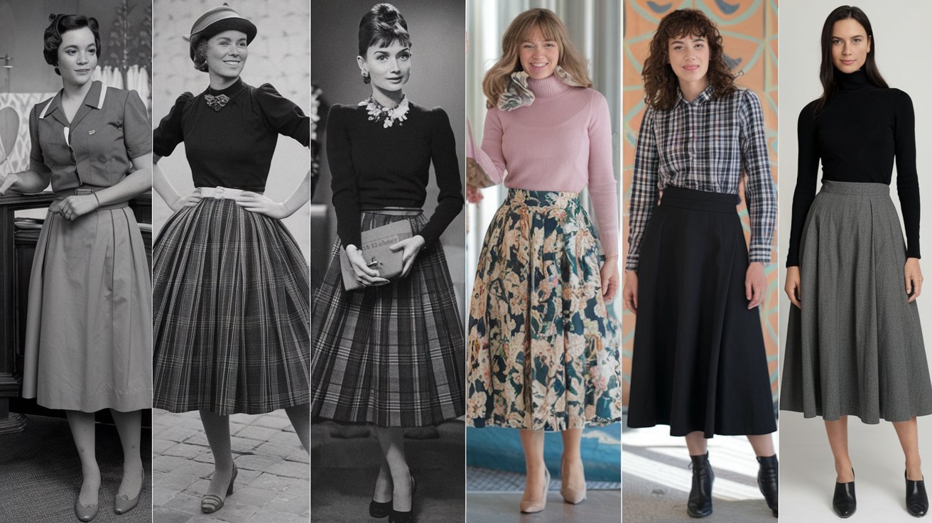 How the Midi Skirt Became a Wardrobe Classic